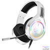Kép 1/9 - Spirit of Gamer Fejhallgató - PRO-H8 RGB White (MultiPlatform, mikrofon, 3.5mm jack, hangerőszabályzó, 2m kábel, fehér)