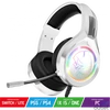 Kép 4/9 - Spirit of Gamer Fejhallgató - PRO-H8 RGB White (MultiPlatform, mikrofon, 3.5mm jack, hangerőszabályzó, 2m kábel, fehér)