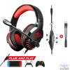 Kép 2/9 - Spirit of Gamer Fejhallgató - PRO-H3 Red (MultiPlatform, mikrofon, 3.5mm jack, hangerőszabályzó, 2m kábel, piros)