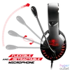 Kép 6/9 - Spirit of Gamer Fejhallgató - PRO-H3 Red (MultiPlatform, mikrofon, 3.5mm jack, hangerőszabályzó, 2m kábel, piros)