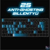 Kép 4/10 - Spirit of Gamer Billentyűzet Vezeték nélküli - ELITE K70 (TKL, 85 gomb,, RGB LED,USB, anti-ghost, fekete, magyar)