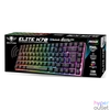 Kép 5/10 - Spirit of Gamer Billentyűzet Vezeték nélküli - ELITE K70 (TKL, 85 gomb,, RGB LED,USB, anti-ghost, fekete, magyar)