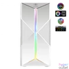 Kép 2/9 - Spirit of Gamer Számítógépház - CLONE 3 White (fekete, ablakos, 2x12cm ventilátor, alsó táp,  ATX, 1xUSB3.0, 2xUSB2.0)