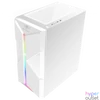 Kép 7/9 - Spirit of Gamer Számítógépház - CLONE 3 White (fekete, ablakos, 2x12cm ventilátor, alsó táp,  ATX, 1xUSB3.0, 2xUSB2.0)