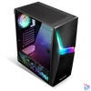 Kép 3/7 - Spirit of Gamer Számítógépház - CLONE 4 Black (fekete, ablakos, 8x12cm ventilátor, alsó táp,  ATX, 1xUSB3.0, 2xUSB2.0)