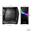 Kép 7/7 - Spirit of Gamer Számítógépház - CLONE 4 Black (fekete, ablakos, 2x12cm ventilátor, alsó táp,  ATX, 1xUSB3.0, 2xUSB2.0)