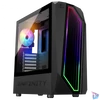 Kép 1/12 - Spirit of Gamer Számítógépház - INFINITY Black (fekete, ablakos, 2x12cm ventilátor, alsó táp,  ATX, 1xUSB3.0, 2xUSB2.0)