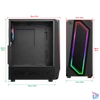 Kép 12/12 - Spirit of Gamer Számítógépház - INFINITY Black (fekete, ablakos, 2x12cm ventilátor, alsó táp,  ATX, 1xUSB3.0, 2xUSB2.0)
