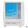 Kép 11/13 - Spirit of Gamer Számítógépház - INFINITY White (fekete, ablakos, 2x12cm ventilátor, alsó táp,  ATX, 1xUSB3.0, 2xUSB2.0)