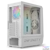 Kép 6/13 - Spirit of Gamer Számítógépház - INFINITY White (fekete, ablakos, 2x12cm ventilátor, alsó táp,  ATX, 1xUSB3.0, 2xUSB2.0)