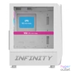 Kép 9/13 - Spirit of Gamer Számítógépház - INFINITY White (fekete, ablakos, 2x12cm ventilátor, alsó táp,  ATX, 1xUSB3.0, 2xUSB2.0)