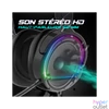 Kép 4/8 - Spirit of Gamer Fejhallgató - PRO-H6 RGB Black (MultiPlatform, mikrofon, 3.5mm jack, hangerőszabályzó, 2m kábel, fekete)