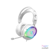 Kép 1/8 - Spirit of Gamer Fejhallgató - PRO-H6 RGB White (MultiPlatform, mikrofon, 3.5mm jack, hangerőszabályzó, 2m kábel, fehér)