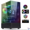 Kép 2/9 - Spirit of Gamer Számítógépház - SPECTRA Black (fekete, ablakos, 3x12cm ventilátor, alsó táp,  ATX, 1xUSB3.0, 2xUSB2.0)