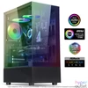 Kép 2/9 - Spirit of Gamer Számítógépház - SPECTRA Black (fekete, ablakos, 3x12cm ventilátor, alsó táp,  ATX, 1xUSB3.0, 2xUSB2.0)