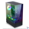 Kép 3/9 - Spirit of Gamer Számítógépház - SPECTRA Black (fekete, ablakos, 3x12cm ventilátor, alsó táp,  ATX, 1xUSB3.0, 2xUSB2.0)