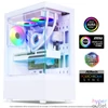 Kép 2/9 - Spirit of Gamer Számítógépház - SPECTRA Arctic (fehér, ablakos, 3x12cm ventilátor, alsó táp,  ATX, 1xUSB3.0, 2xUSB2.0)