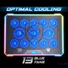 Kép 3/9 - Spirit of Gamer Notebook Hűtőpad 17"-ig - AIRBLADE 1300 RGB (25,8dB; max. 169 m3/h; 10x6cm+3x8cm, RGB LED, 2xUSB2.0)