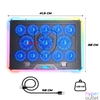 Kép 8/9 - Spirit of Gamer Notebook Hűtőpad 17"-ig - AIRBLADE 1300 RGB (25,8dB; max. 169 m3/h; 10x6cm+3x8cm, RGB LED, 2xUSB2.0)
