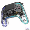 Kép 1/9 - Spirit of Gamer Gamepad Vezeték Nélküli - NEON BT RGB (PC/PS3/PS4/iOS/Android, Bluetooth, RGB, átlátszó)