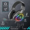 Kép 8/9 - Spirit of Gamer Fejhallgató - ELITE H40 Black (MultiPlatform, RGB, 3.5mm Jack, mikrofon, hangerőszabályzó, nagy-párnás)