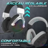 Kép 7/9 - Spirit of Gamer Fejhallgató - ELITE H40 White (MultiPlatform, RGB, 3.5mm Jack, mikrofon, hangerőszabályzó, nagy-párnás)