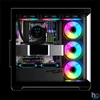 Kép 6/13 - Spirit of Gamer Számítógépház - SPARK Black (fekete, ablakos, 6x12cm ventilátor, alsó táp,  ATX, 2xUSB3.0, 1xUSB-C)