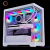 Kép 2/13 - Spirit of Gamer Számítógépház - SPARK Arctic (fehér, ablakos, 6x12cm ventilátor, alsó táp,  ATX, 2xUSB3.0, 1xUSB-C)
