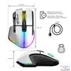 Kép 11/11 - Spirit of Gamer Egér vezeték nélküli - PRO-M5 Arctic Wireless (Optikai, 8000DPI, 8 gomb, fehér)