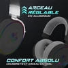 Kép 7/11 - Spirit of Gamer Wireless Fejhallgató - MIC-XH1700W (MultiPlatform, mikrofon, hangerőszabályzó, nagy-párnás, fehér)
