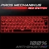 Kép 5/10 - Spirit of Gamer Billentyűzet Mechanikus - XPERT K200 White  (TKL, SOG red, RGB LED,USB, anti-ghosting, fehér, magyar)