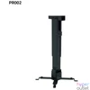 Kép 1/2 - SUNNE (PRO02) Projektor mennyezeti konzol dönthető, Profil: 430-650mm, max 20kg (fekete)