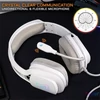 Kép 7/9 - The G-Lab Fejhallgató - KORP VANADIUM (mikrofon, USB, 3,5mm Jack, hangerőszabályzó, nagy-párnás, RGB, fehér)