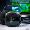 Kép 2/9 - The G-Lab Fejhallgató - KORP VANADIUM B (mikrofon, USB, 3,5mm Jack, hangerőszabályzó, nagy-párnás, RGB, fekete)