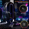 Kép 4/9 - The G-Lab Fejhallgató - KORP VANADIUM B (mikrofon, USB, 3,5mm Jack, hangerőszabályzó, nagy-párnás, RGB, fekete)