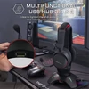 Kép 8/8 - The G-Lab Fejhallgató állvány - K STAND RADON (fekete, 2xUSB3.0, műanyag)