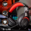 Kép 6/8 - The G-Lab Fejhallgató - KORP  YTTRIUM (mikrofon, 3,5 Jack, hangerőszabályzó, nagy-párnás, RGB, fekete)