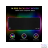 Kép 3/6 - The G-Lab Egérpad - PAD RUBIDIUM (800x300x3mm; fekete, extra USB, vízálló, RGB LED)