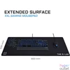 Kép 2/6 - The G-Lab Egérpad - PAD YTTRIUM XXL (900x400x4mm, vízálló, fekete)
