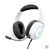 Kép 1/4 - The G-Lab Fejhallgató - KORP RADIUM WHITE (mikrofon,USB, 3,5mm Jack, hangerőszabályzó, LED,nagy-párnás)