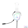 Kép 3/4 - The G-Lab Fejhallgató - KORP RADIUM WHITE (mikrofon,USB, 3,5mm Jack, hangerőszabályzó, LED,nagy-párnás)