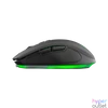 Kép 2/10 - The G-Lab Vezeték nélküli Gamer Egér - KULT KRYPTON (6400 DPI, 2,4Ghz + BT, 7 gomb, 250Hz,  RGB LED, fekete)