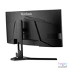 Kép 3/3 - ViewSonic Monitor 34" - VX3418-2KPC (VA, 21:9, 3440x1440, 1ms, 300cd/m2, 144Hz, HDMI, DP, VESA, SPK, fekete, ívelt)