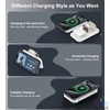 Kép 3/4 - Choetech 3-1 hajtogatható, wireless, fehér, töltő