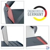 Kép 3/5 - Leitz COSY Ergo laptop állvány, bársony szürke 13-17 laptophoz