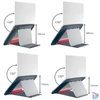 Kép 4/5 - Leitz COSY Ergo laptop állvány, bársony szürke 13-17 laptophoz