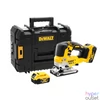 Kép 1/3 - DEWALT Dekopírfűrész, 18V XR, kefe nélküli, 2×5Ah, töltővel