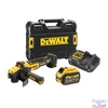 Kép 2/2 - DEWALT Sarokcsiszoló, 18V, XR, kefe nélküli, 125mm, 1x6Ah