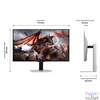 Kép 5/5 - SAMSUNG 32 LS32DG802SUXDU UHD QD-OLED 16:9 0.03msGTG monitor