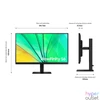 Kép 4/5 - SAMSUNG 24 LS24D600EAUXEN QHD IPS 16:9 5ms GTG monitor